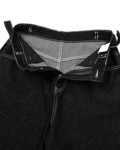 Raw Denim Baggy Jorts with Adjustable Tabs | LCDEGO Streetwear
