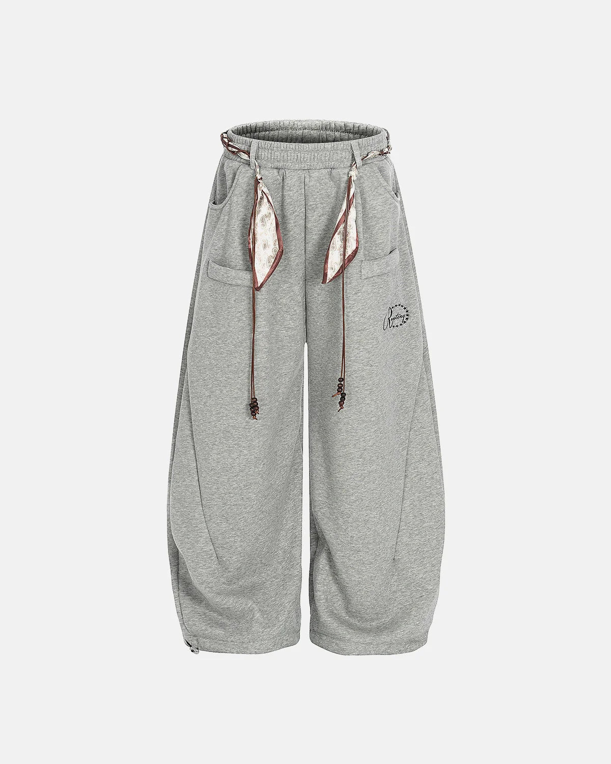 Drawstring Fleece Baggy Joggers | LCDEGO Streetwear