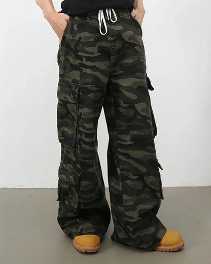 Vintage Camo Cargo Pants | LCDEGO Streetwear
