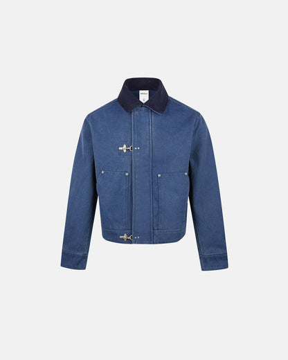Patchwork Fireman Clasp Jacket | LCDEGO Streetwear