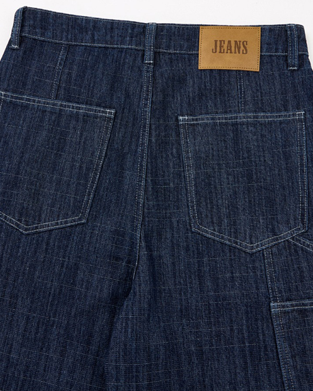 Dark Indigo Baggy Barrel Jeans | LCDEGO Streetwear
