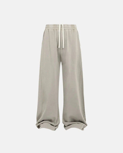Acid Wash Stitching Straight Leg Sweatpant | LCDEGO Streetwear