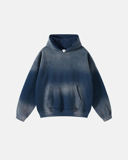 Monkey Wash Ripped Fleece Hoodies | LCDEGO Streetwear