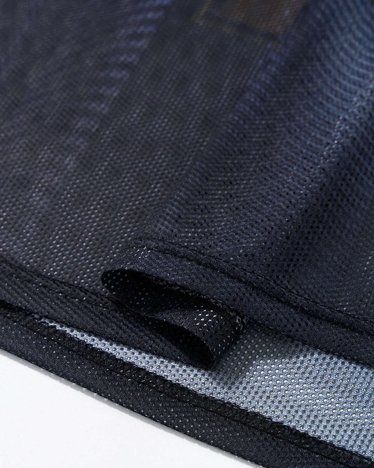 Gradient Pattern Mesh Jersey | LCDEGO Streetwear