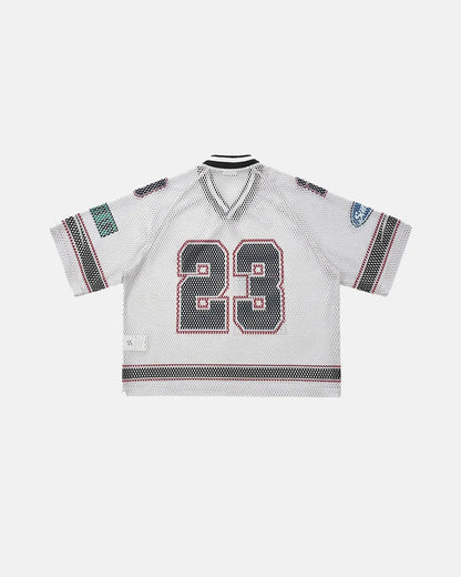 23 Jersey Mesh Print Tee | LCDEGO Streetwear