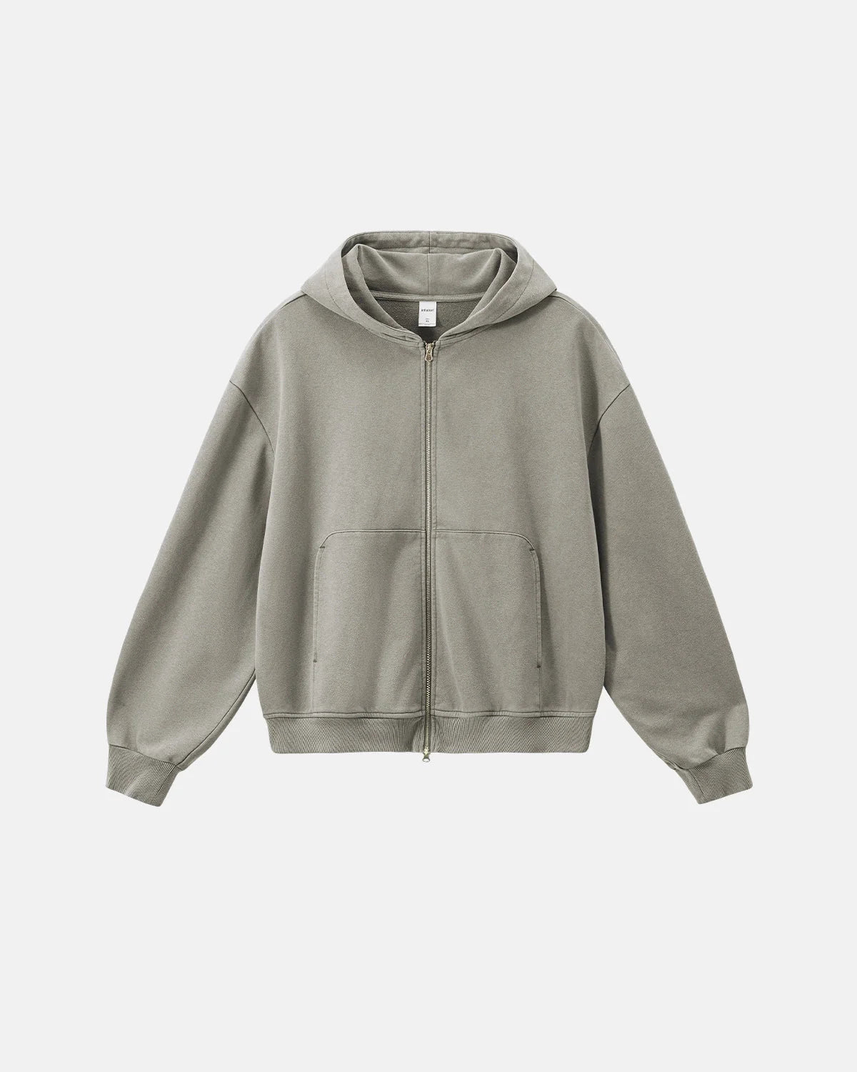 Acid Wash French Terry Zip Up Hoodies | LCDEGO Streetwear