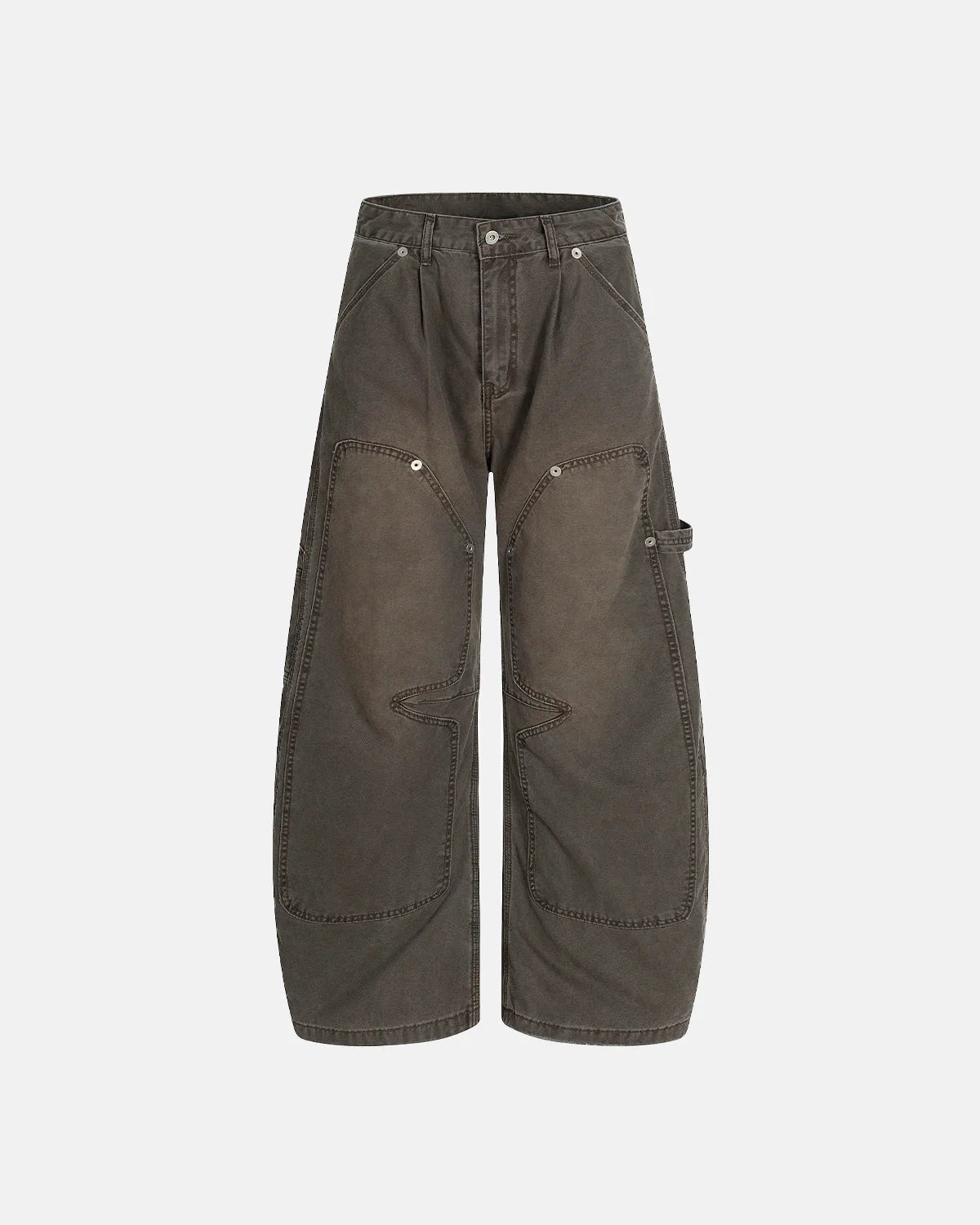 Retro Distressed Cargo Baggy Pants | LCDEGO Streetwear