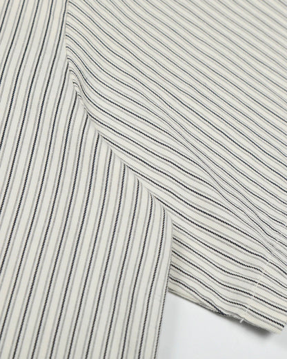 Graffiti Patch Striped Shirts | LCDEGO Streetwear