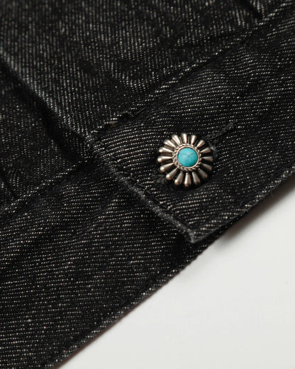 Raw Clasp Denim Jacket | LCDEGO Streetwear