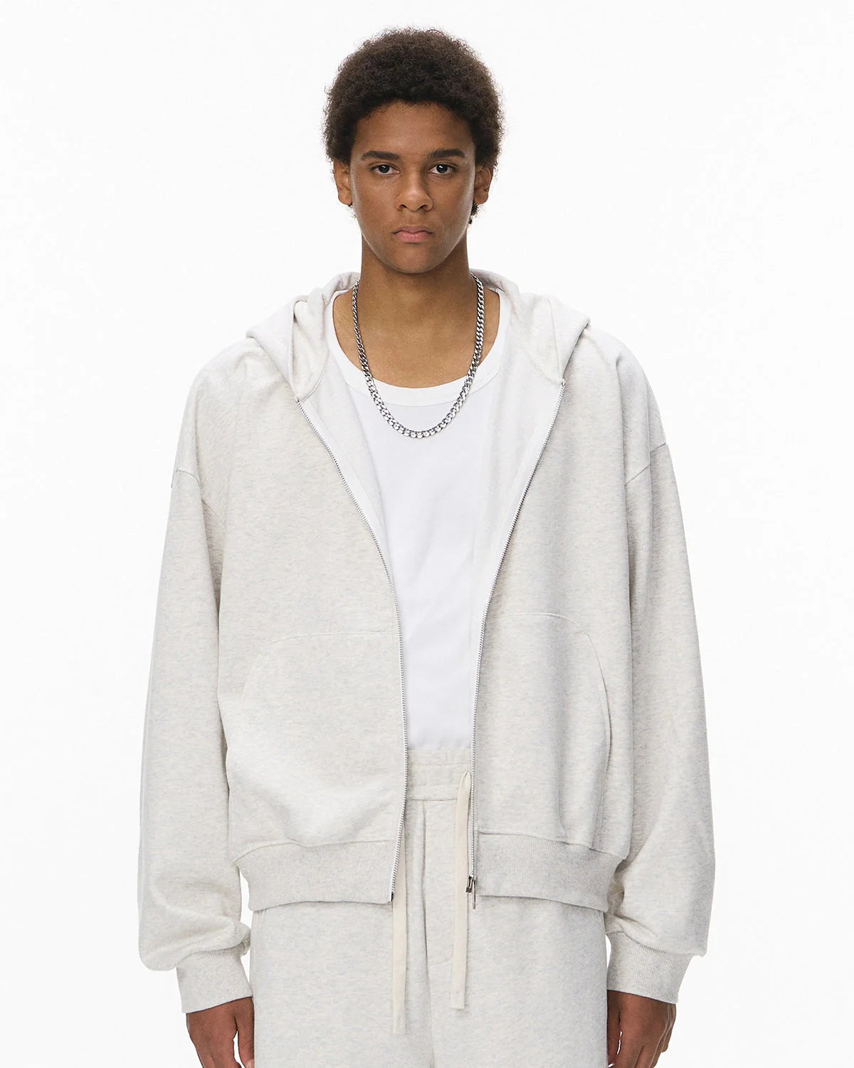 French Terry Zip Up Hoodies | LCDEGO Streetwear