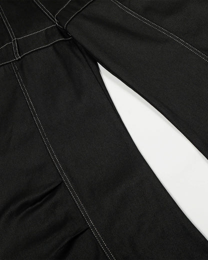 Stitching Deconstructed Barrel Jeans | LCDEGO Streetwear