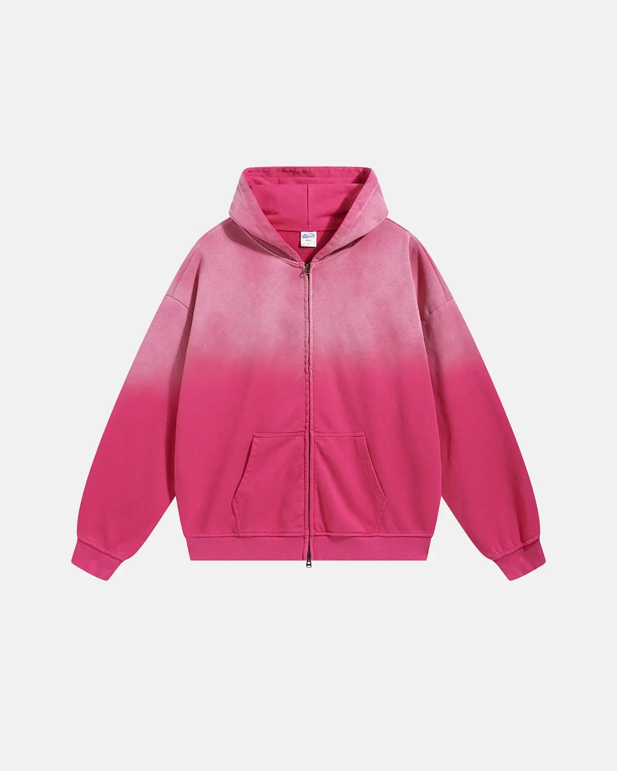 LCDEGO Monkey Wash French Terry Zip Up Hoodies