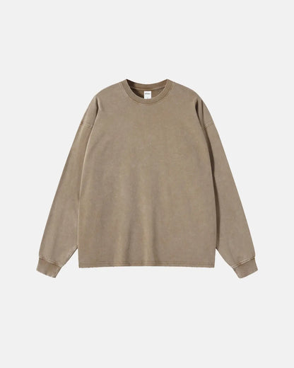 Acid Wash Batik Long Sleeve T-shirts | LCDEGO Streetwear