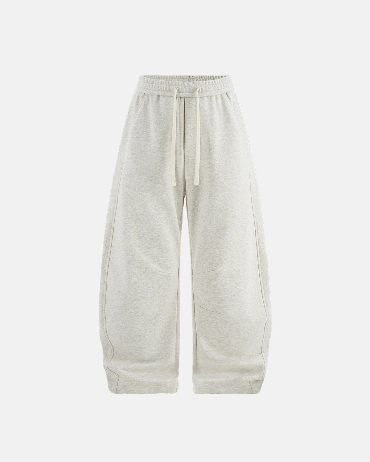 Grey French Terry Barrel Sweatpant | LCDEGO Streetwear