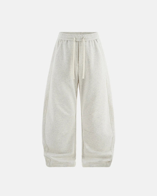 Grey French Terry Barrel Sweatpant | LCDEGO Streetwear