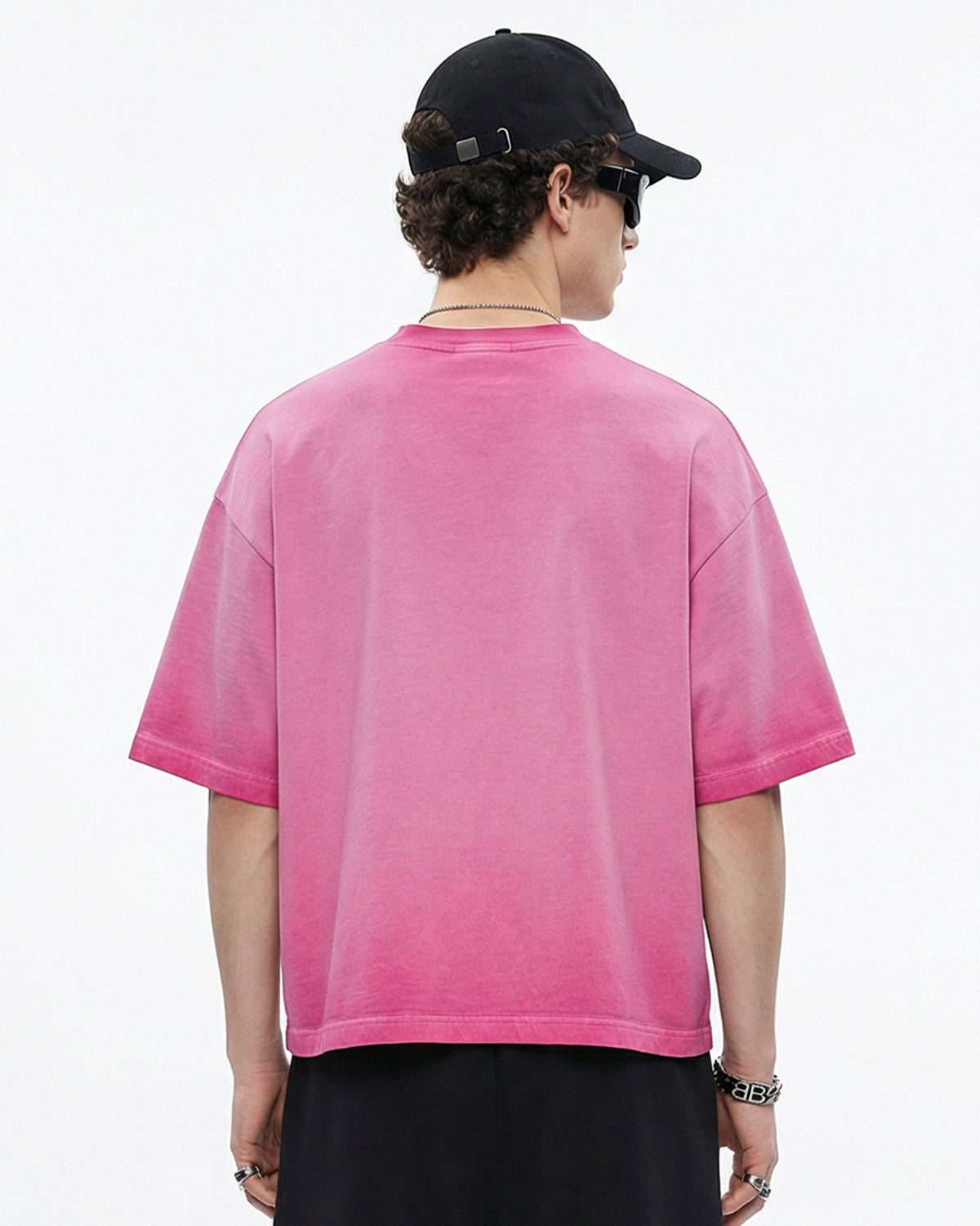 Monkey Washed Dyed Fade Boxy T-Shirt | LCDEGO Streetwear