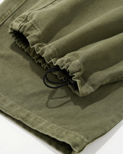 Multi Pockets Garment Washed Cargo Pants | LCDEGO Streetwear