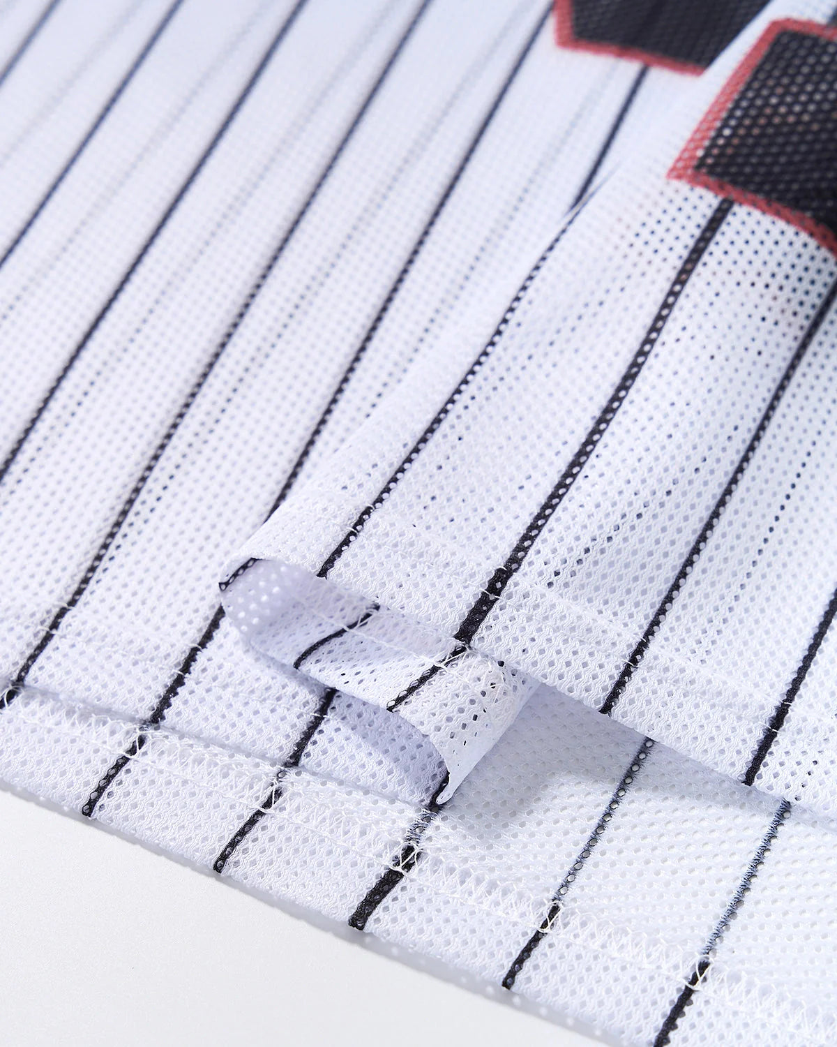 Pinstripe Number Mesh Jersey | LCDEGO Streetwear