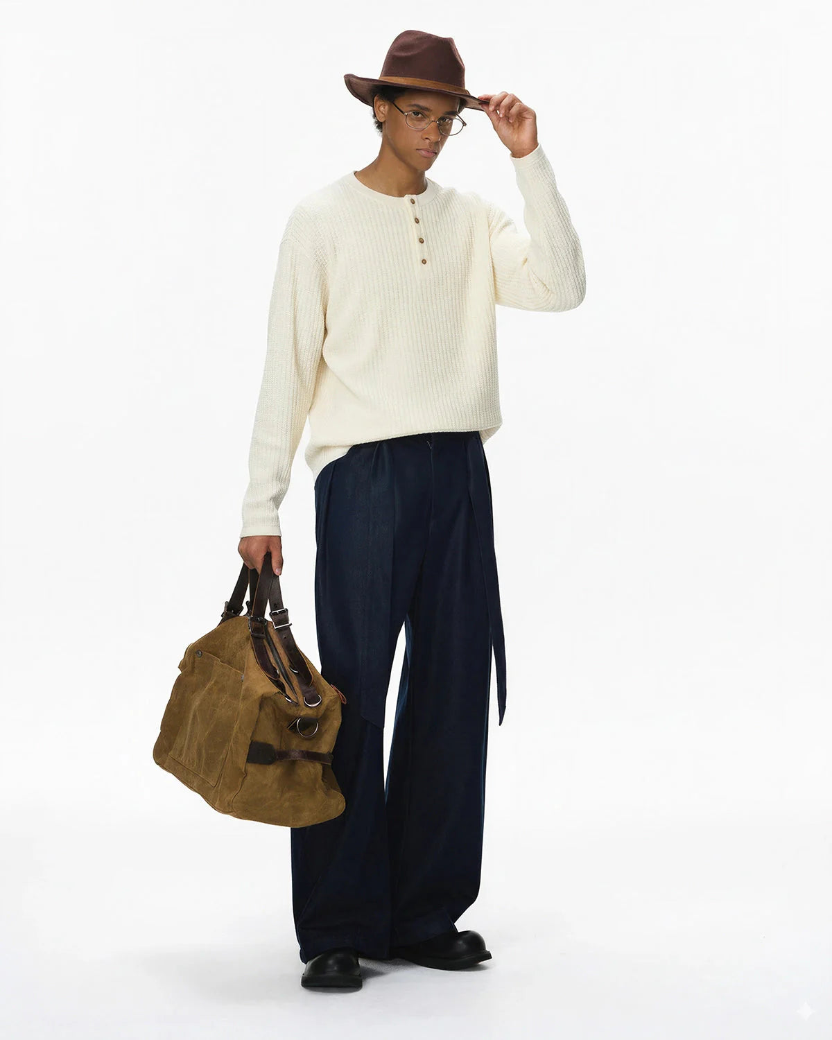 Old Money Style Henley Long Sleeve Tees | LCDEGO Streetwear