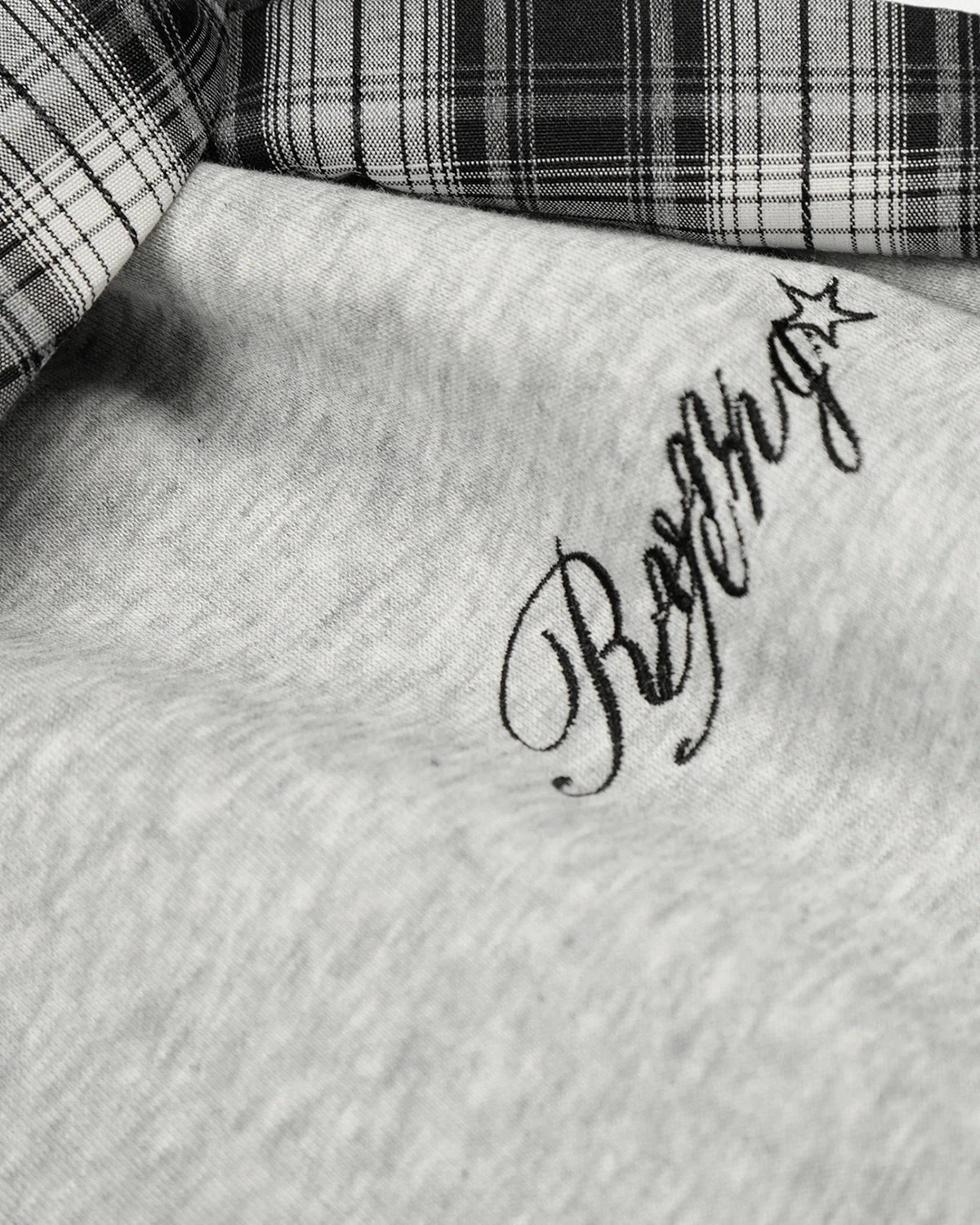 Plaid Layered Baggy Sweatpants | LCDEGO Streetwear