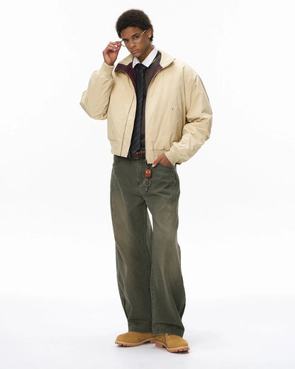 Cotton Padded Bomber Jacket | LCDEGO Streetwear