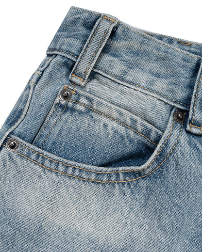 Frayed Longline Baggy Jorts | LCDEGO Streetwear