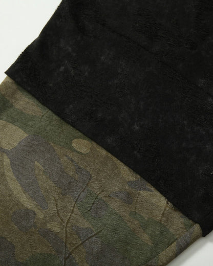 streetwear camo long sleeve layering outfit