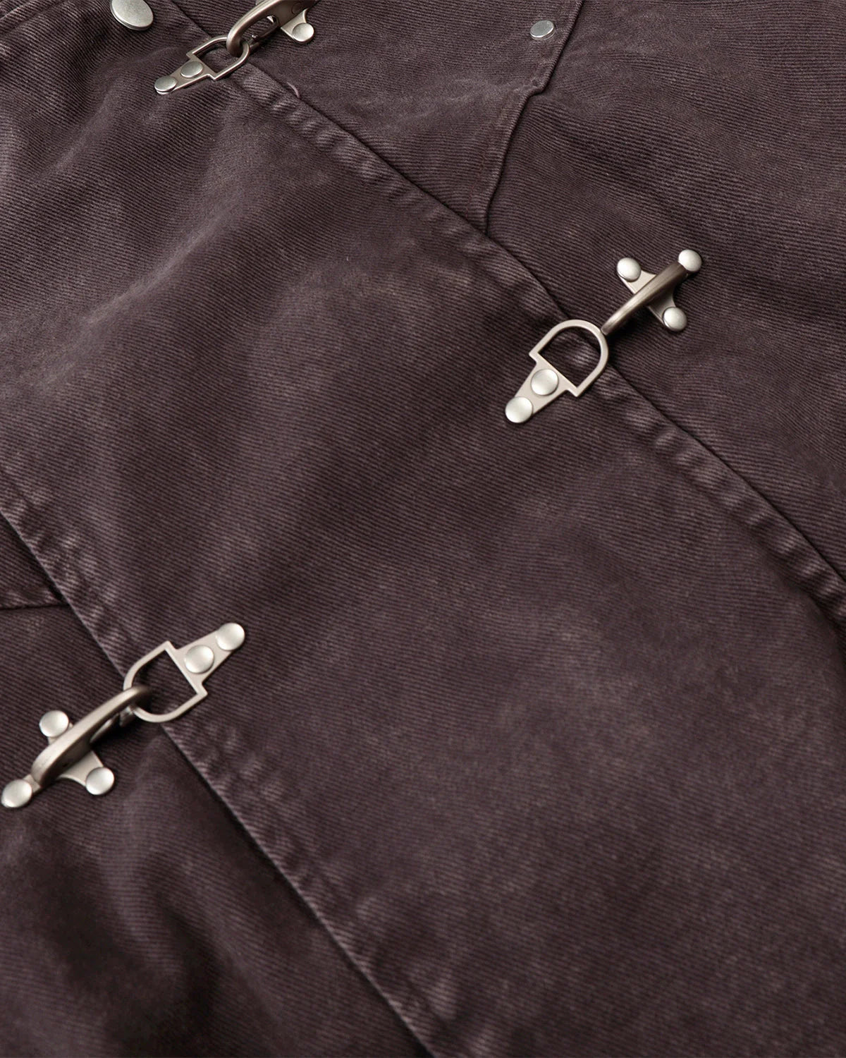 Washed Clasp Fireman Hooded Denim Jacket | LCDEGO Streetwear