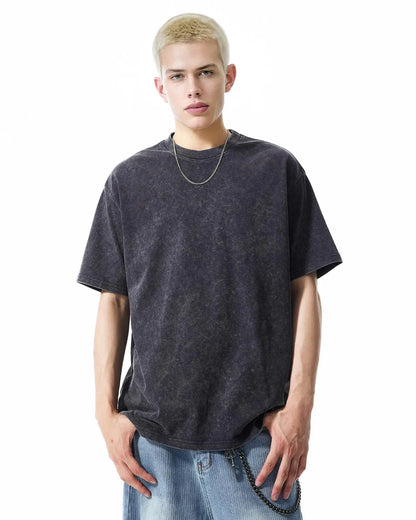 Snow Flakes Wash Tees | LCDEGO Streetwear