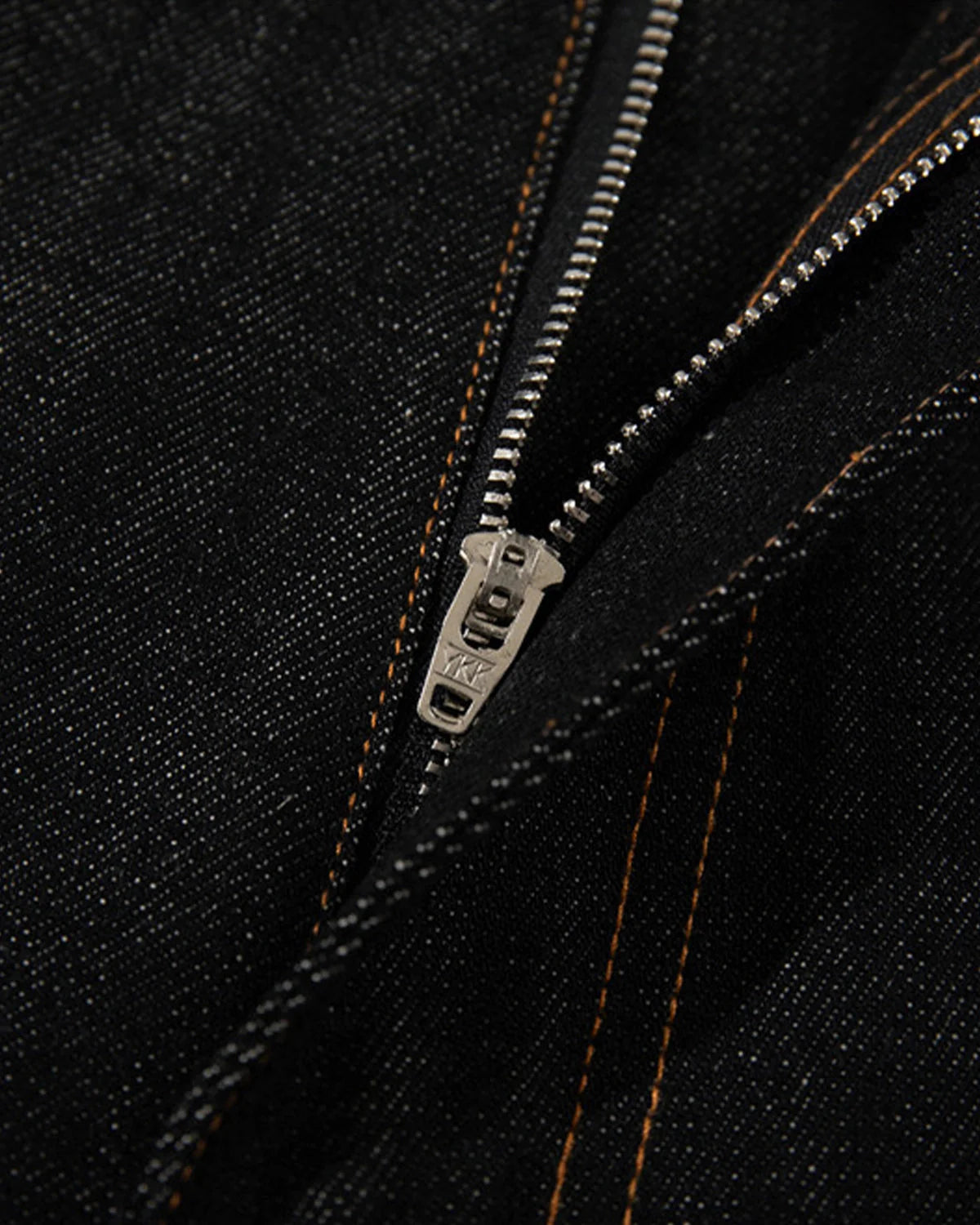 Black Raw Denim Jacket  | LCDEGO Streetwear