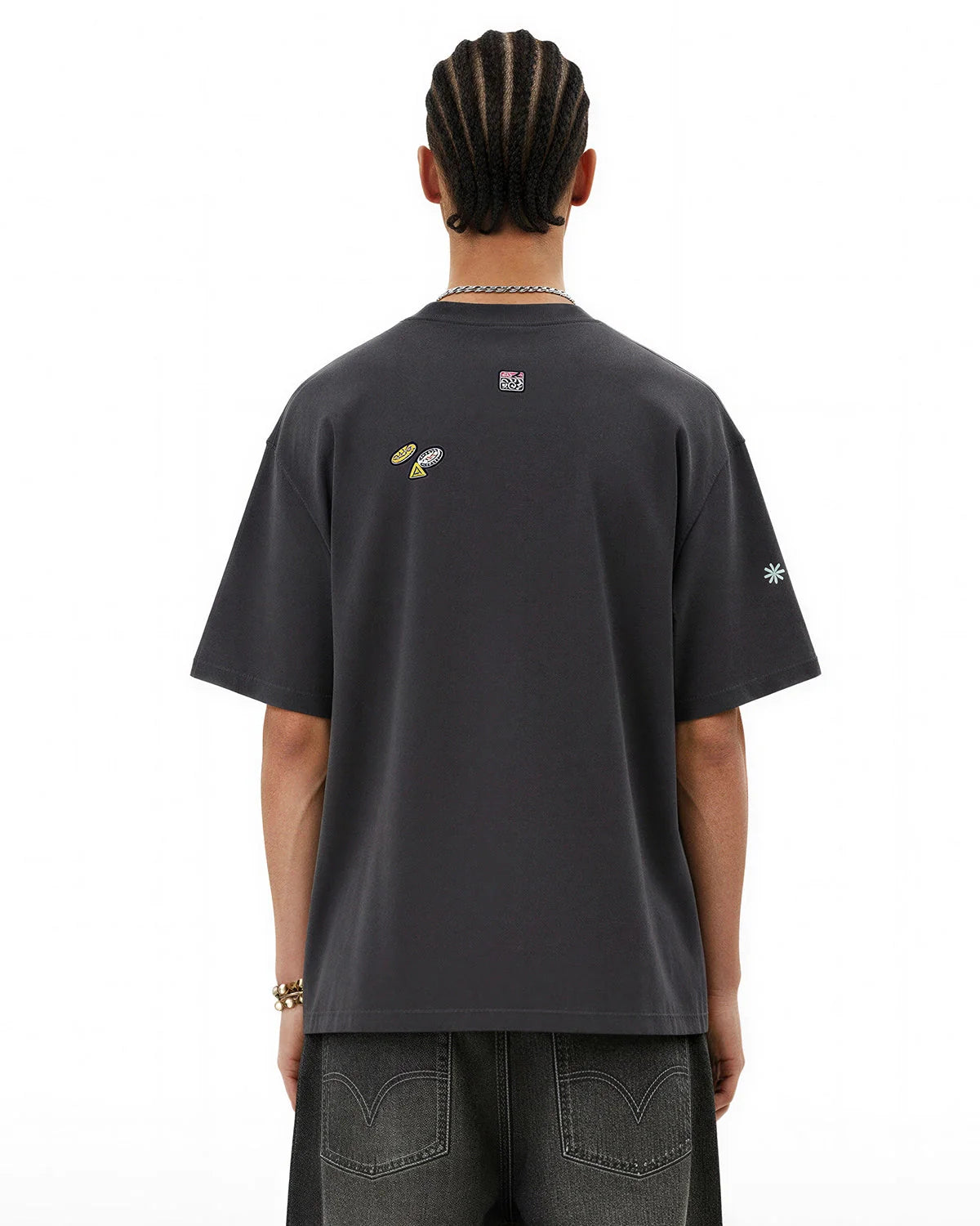 Vintage Sticker Graphic Oversized T-Shirt | LCDEGO Streetwear