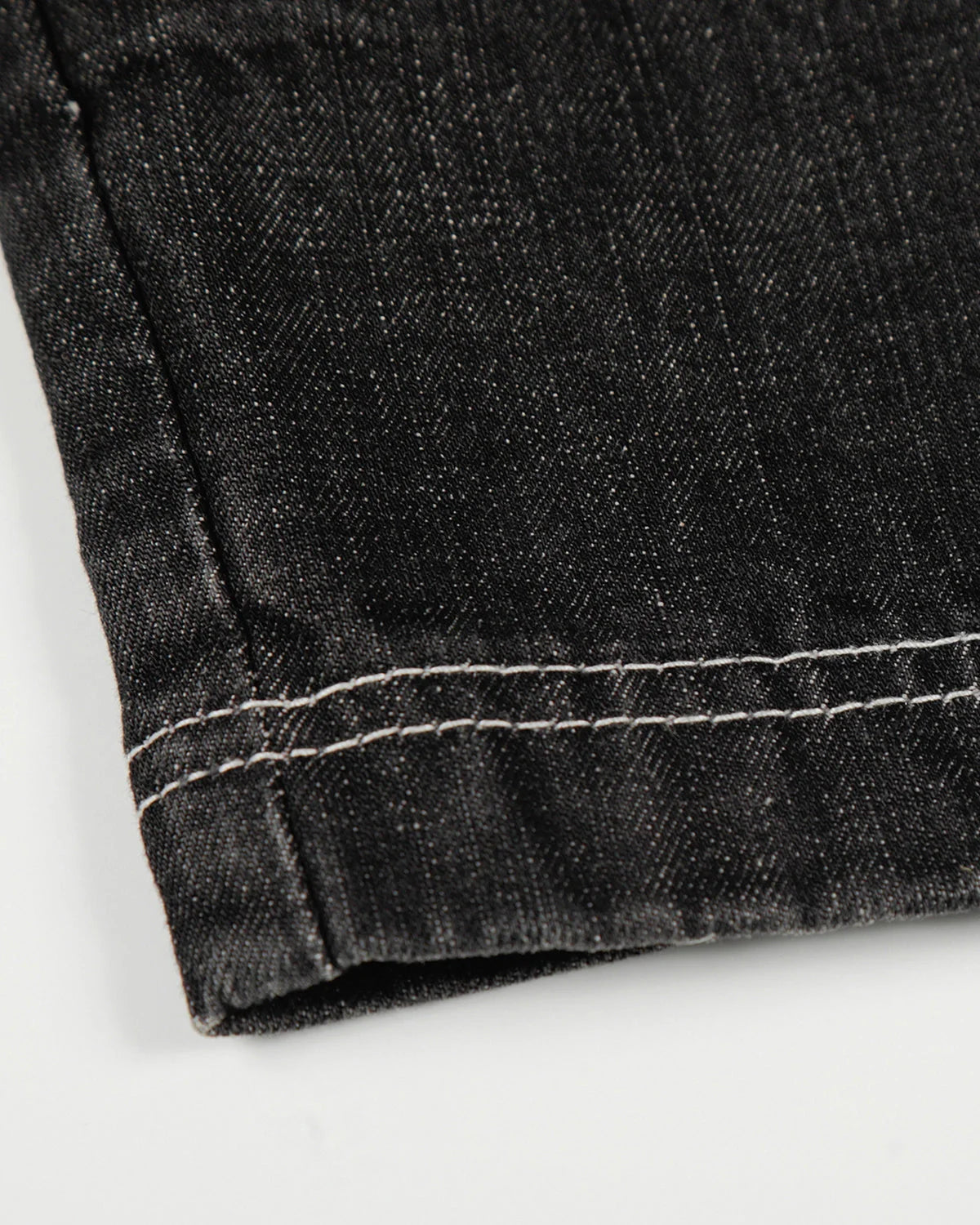 Stand Collar Raw Clasp Denim Jacket | LCDEGO Streetwear