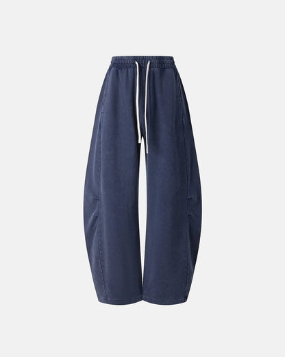 Distressed Acid Washed Barrel Sweatpant | LCDEGO Streetwear