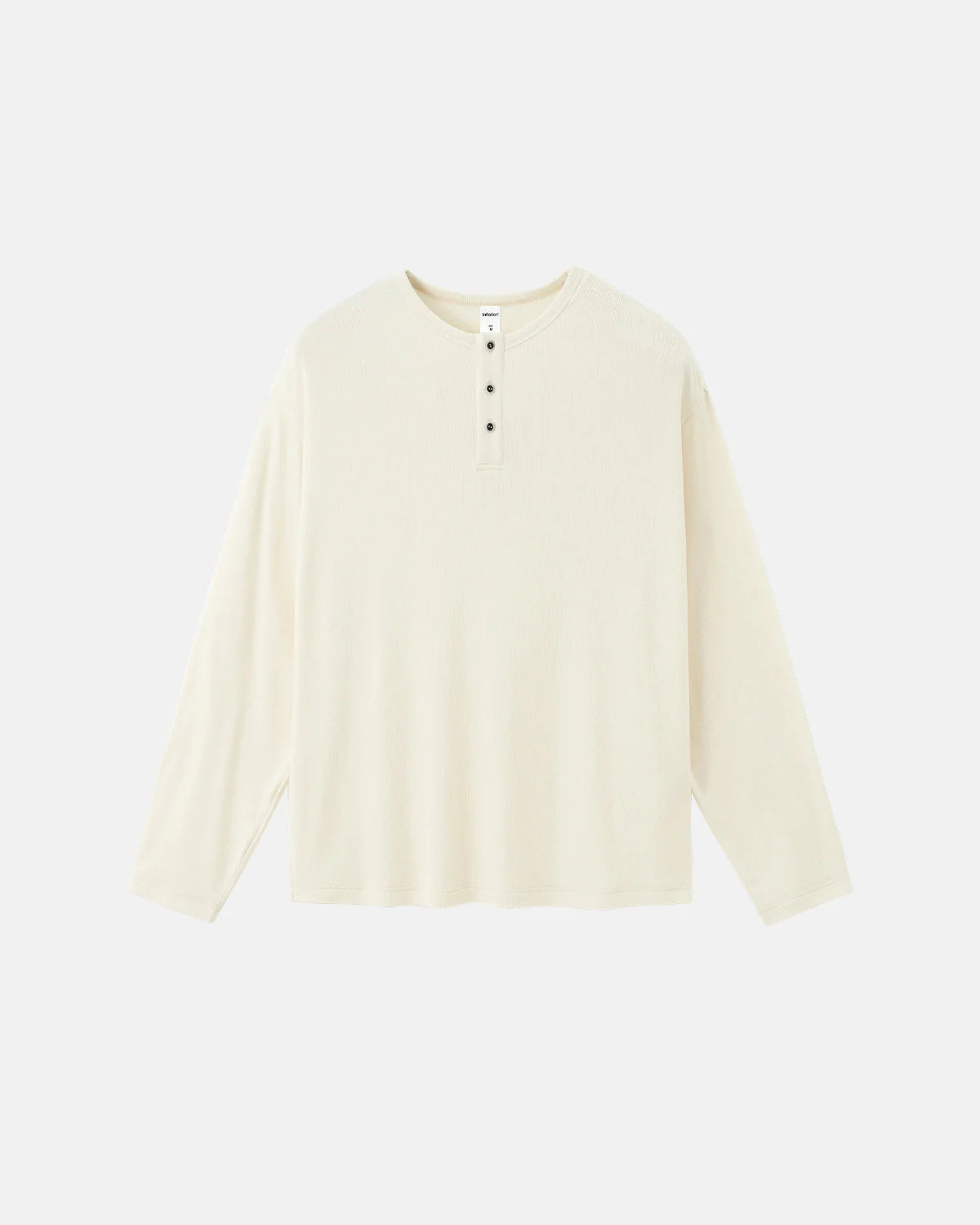 Henley Collar Long Sleeve Tees | LCDEGO Streetwear
