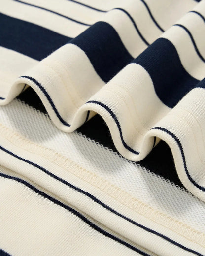 Striped Rugby Polo Shirt | LCDEGO Streetwear