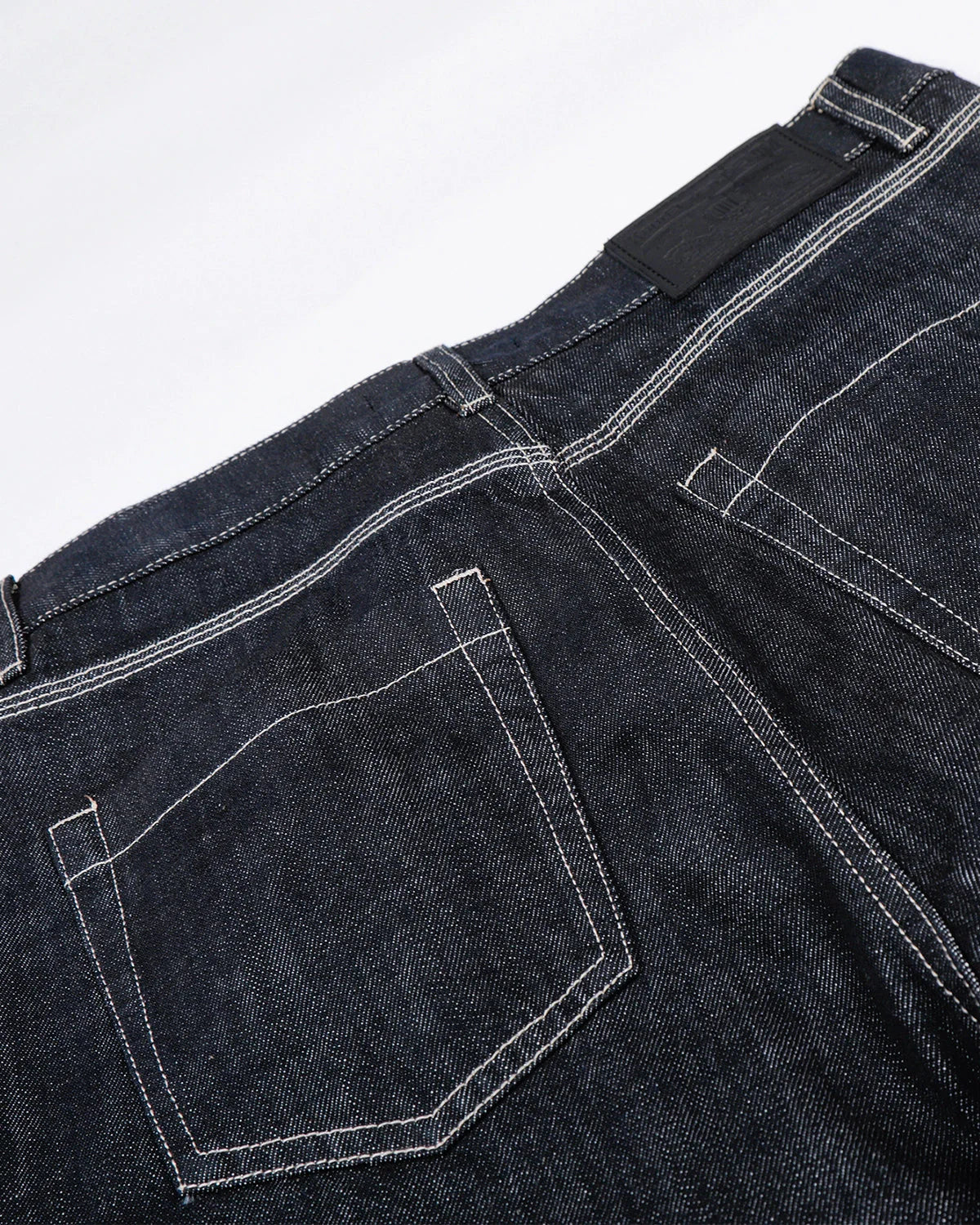 Raw Blue Wide Leg Denim Jeans | LCDEGO Streetwear