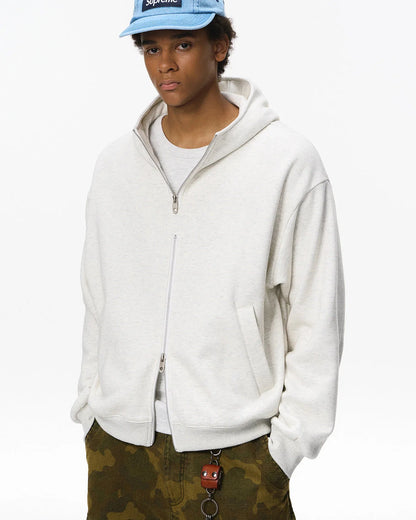 Mock Neck Double Zip Up Hoodies| LCDEGO Streetwear