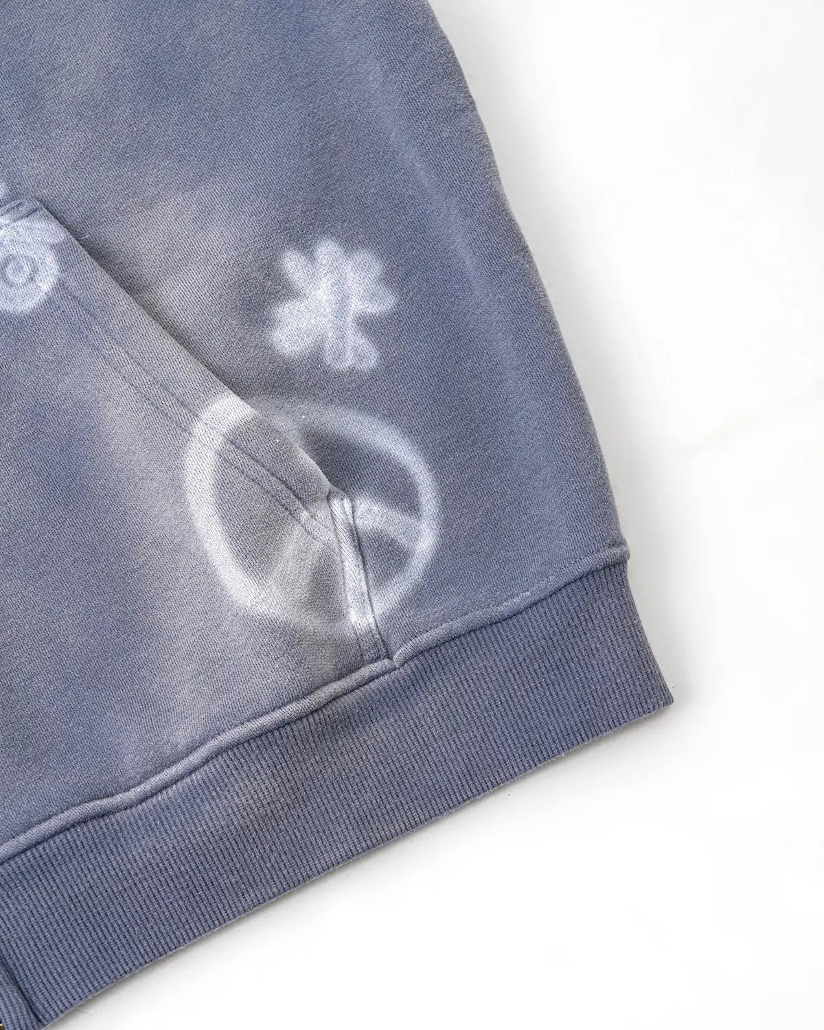 LCDEGO Graffiti Washed Zip Up Hoodies