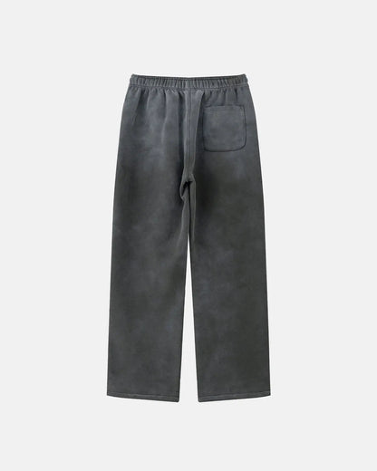 Straight-Leg Acid Wash Sweatpants | LCDEGO Streetwear