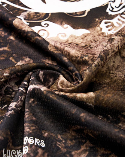 Retro Digital Printing Mesh Jersey | LCDEGO Streetwear