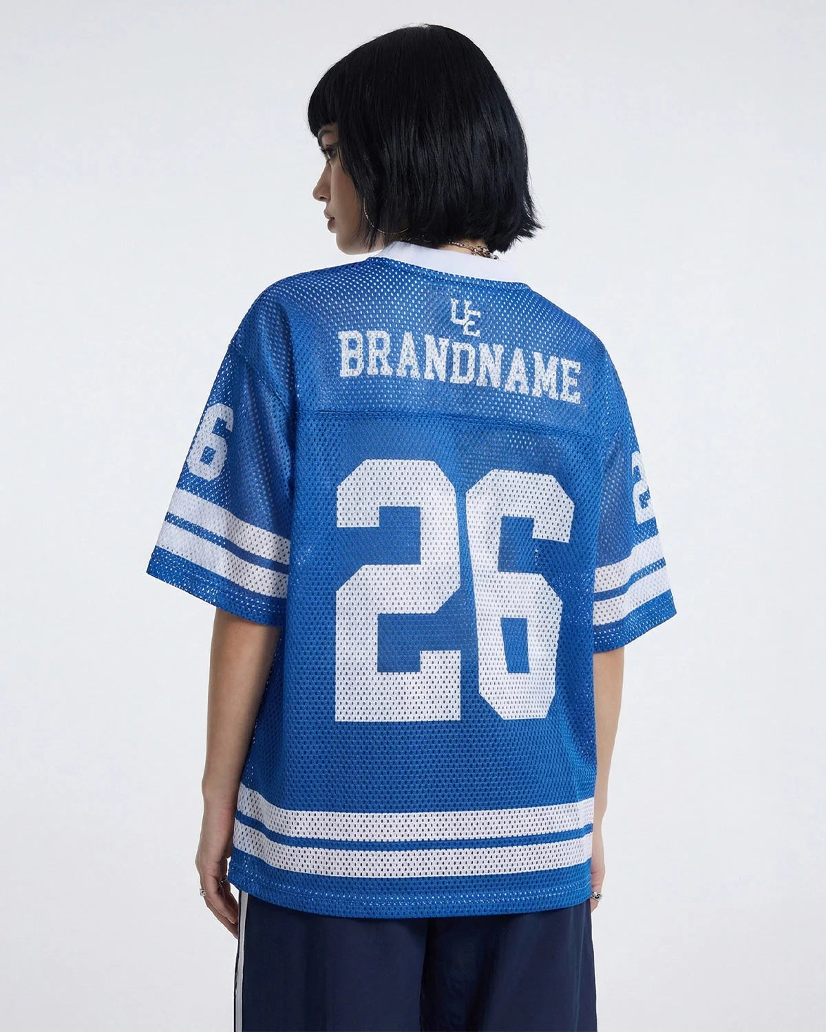 V-neck Mesh Jersey Tees | LCDEGO Streetwear