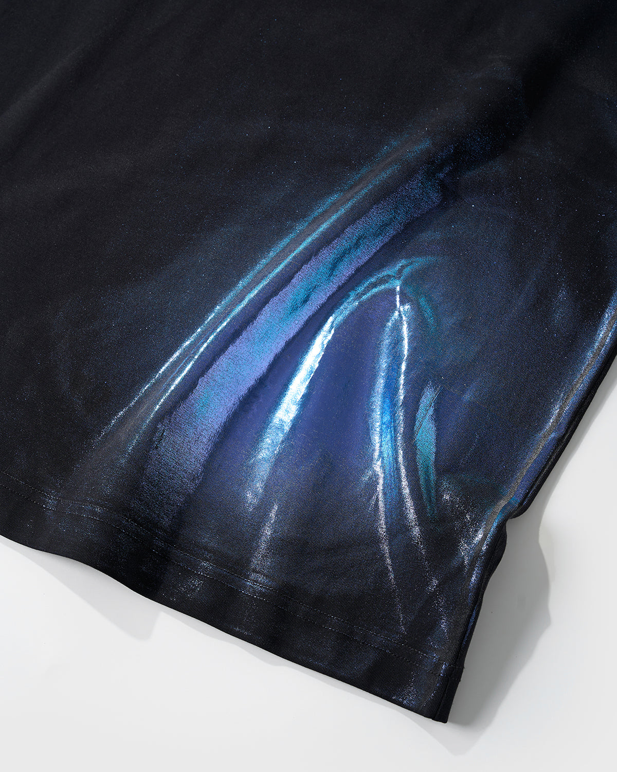 Iridescent Shimmer Oversized T-Shirt | LCDEGO Streetwear