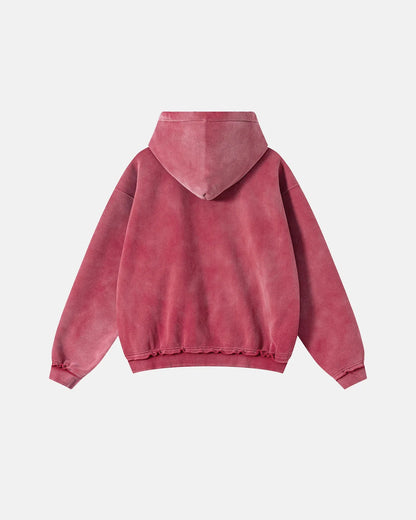 Monkey Wash Ripped Zip Up Hoodies | LCDEGO Streetwear