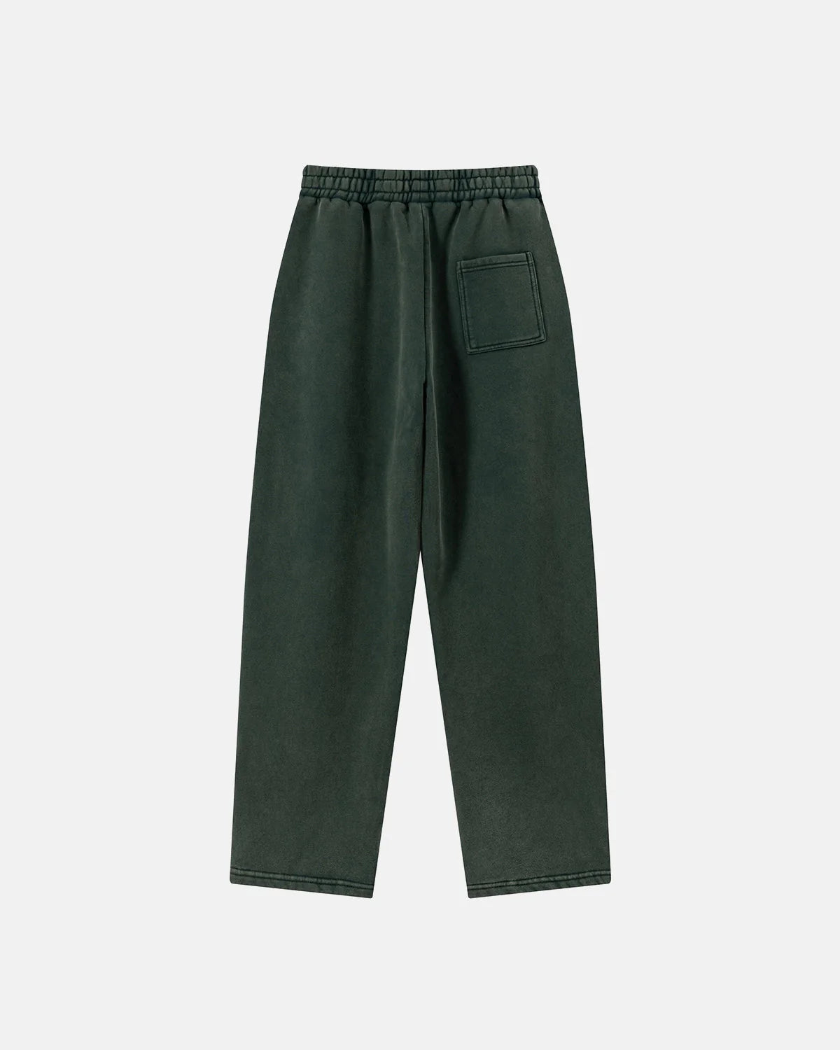 Retro Acid Washed Fleece Straight Leg Joggers | LCDEGO Streetwear