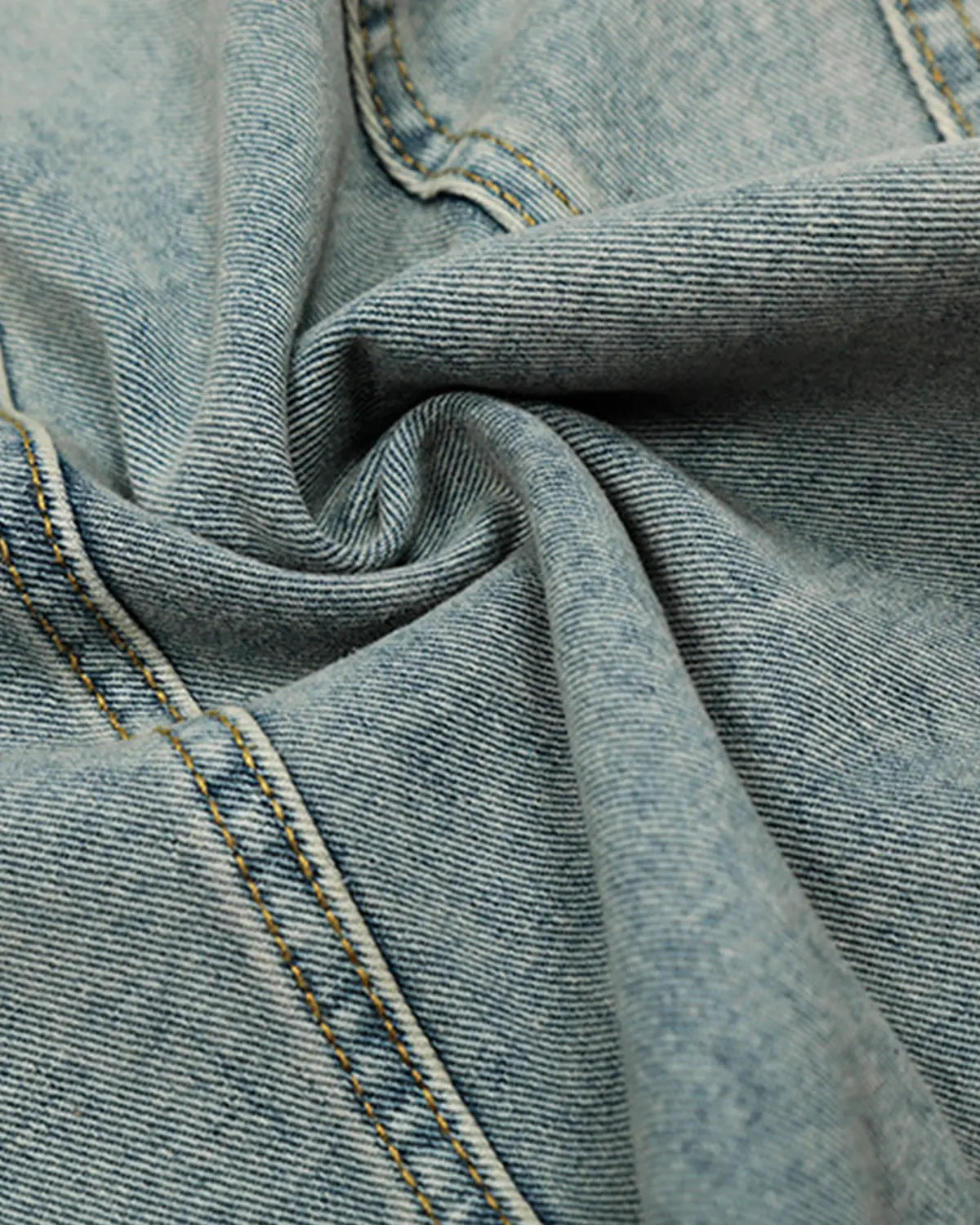 Acid Wash Stitching Baggy Jeans | LCDEGO Streetwear