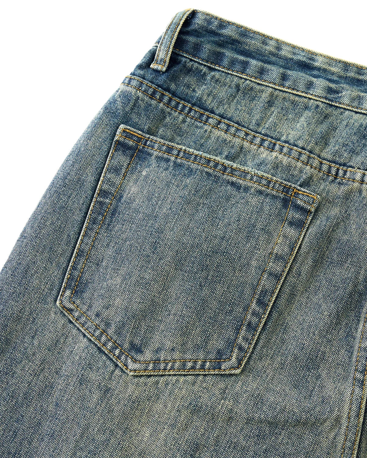 Acid Wash Beaded Studded Flared Baggy Jeans | LCDEGO Streetwear