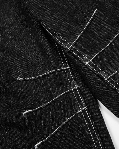 Button Fly Baggy Denim Jorts | LCDEGO streetwear