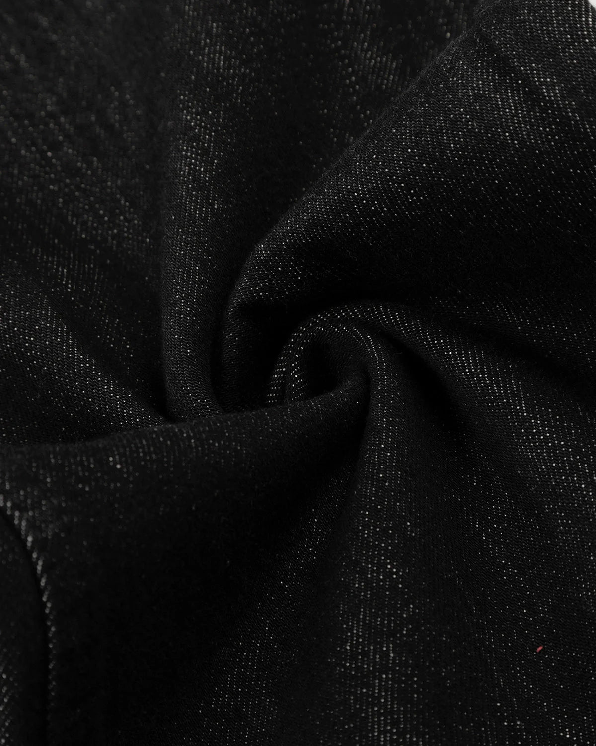Raw Buttons Up Baggy Jeans | LCDEGO Streetwear