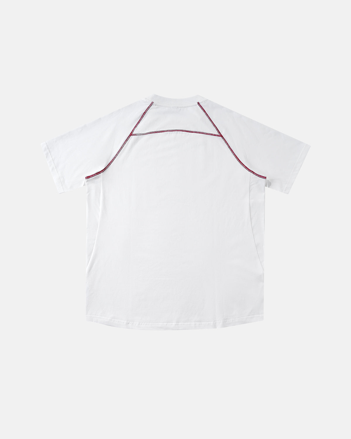 Contrast Color Stiching Stretch T-shirt | LCDEGO Streetwear