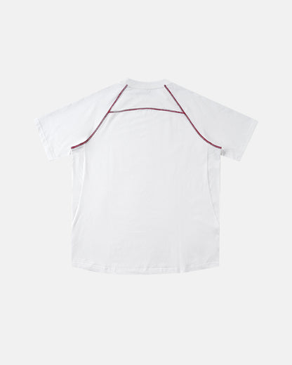 Contrast Color Stiching Stretch T-shirt | LCDEGO Streetwear